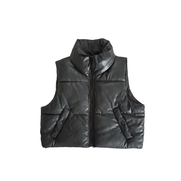 Black Puffer Vest - Picture 1 of 4